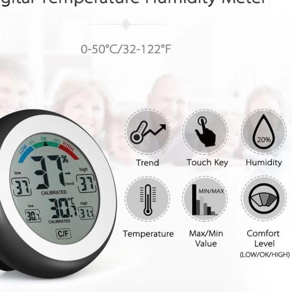 Thermometer hygrometer digital