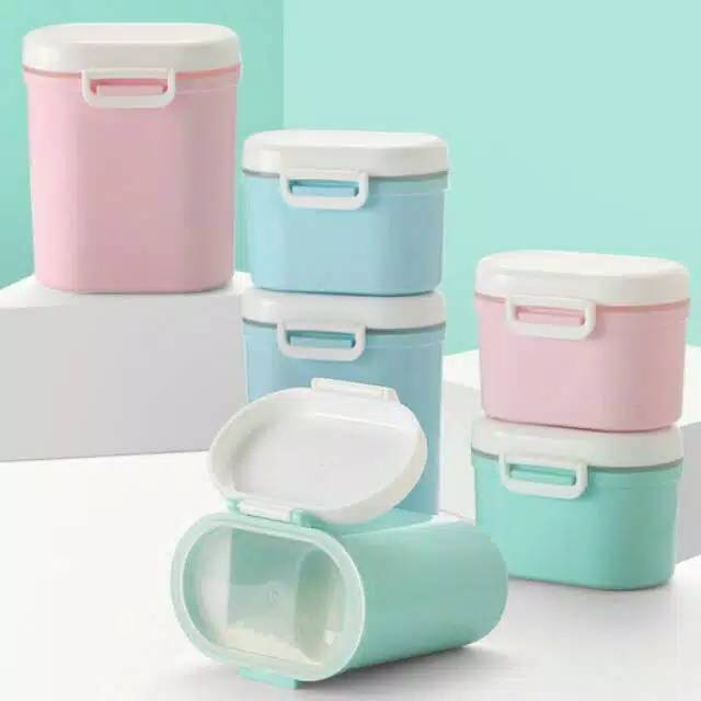 ❤ZJ❤ MILK CONTAINER BABY SAFE MC001 400ml | MILK CONTAINER BABY SAFE MC002 800ml | Kotak Simpan Susu dan Cemilan BABY SAFE / Milk Powder &amp; Snack Container 400ml &amp; 800ml