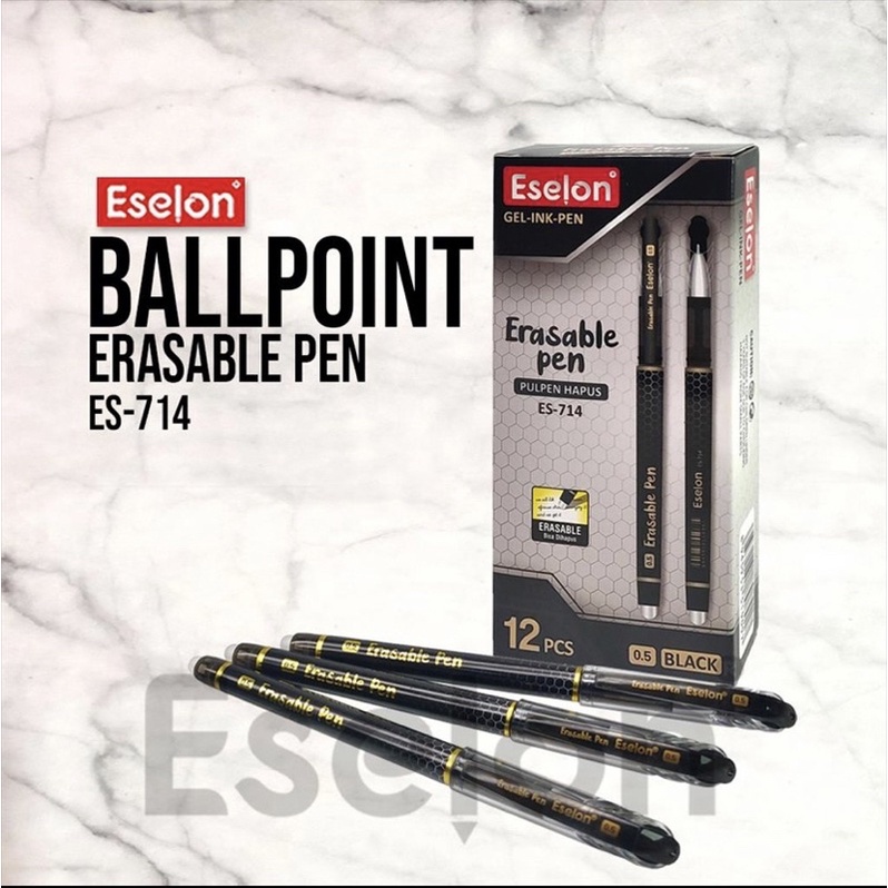 eselon erasable pen/ pulpen bisa dihapus