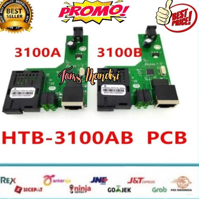 Sale PCB Board Netlink HTB-3100 A+B Fiber Optic Media Converter