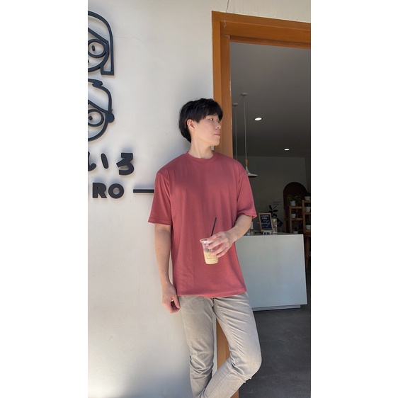 Kadaka MT-0165 Oversized Tshirt Atasan Pria Dropneedle Knit