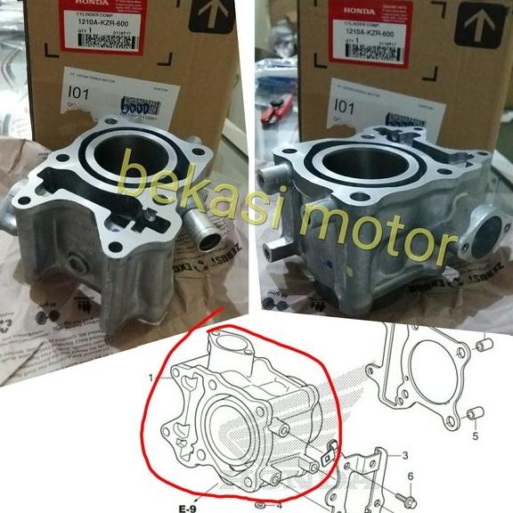 Motor Sparepart Motor cylinder blok block honda vario 125