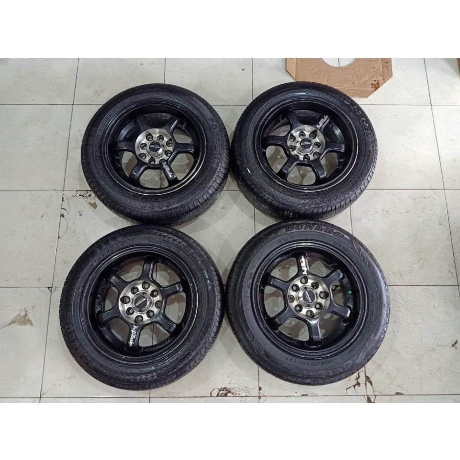 Velg mobil Racing Second Murah Ring 14 Lubang Pcd 4 Pnp Mobil Corolla Xenia Avanza