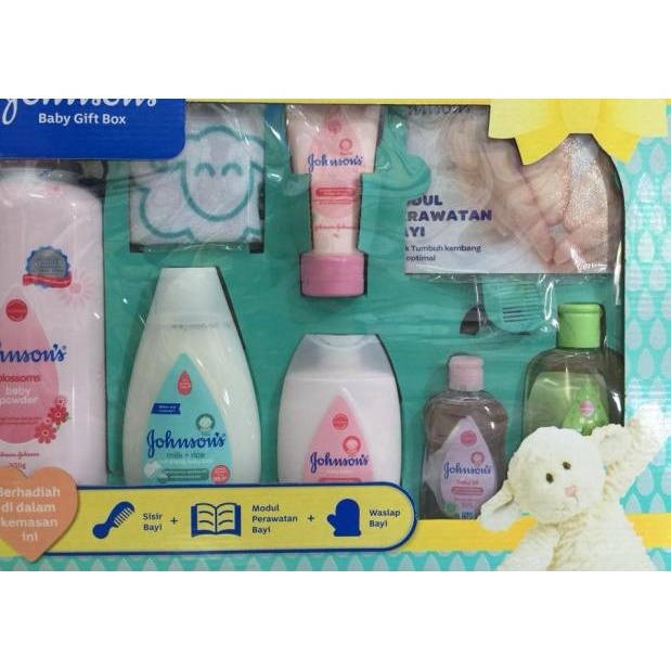 Johnson's / Johnson Baby Gift Set Box + KERTAS KADO - BABY GIFT BOX