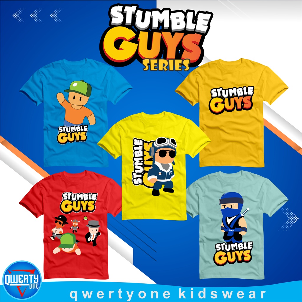 KAOS DISTRO ANAK STUMBLE GUYS 1-12 TAHUN