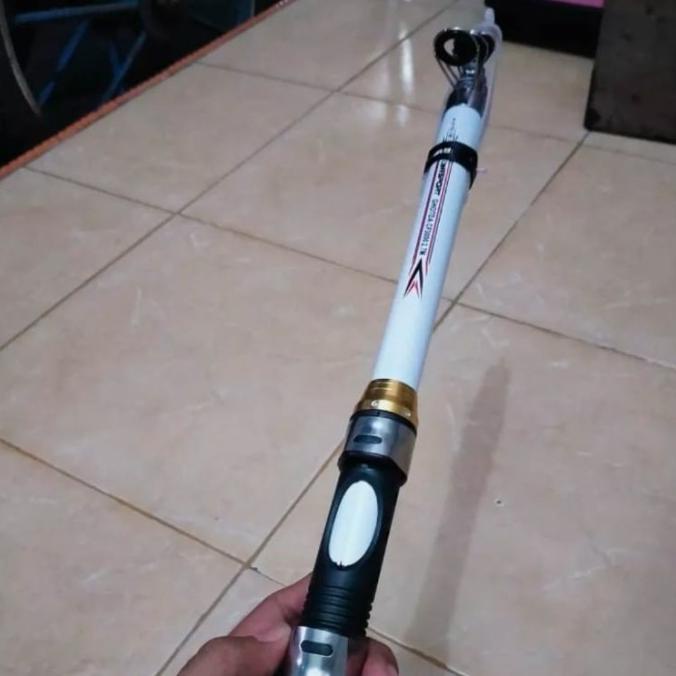 Joran Pancing Portable Carbon Fiber Ghotda Warna Putih 3 Meter