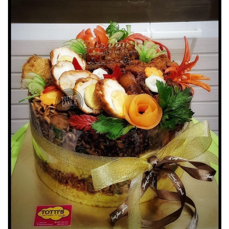 

TUMPENG TART | TUMPENG MIE |TUMPENG NASI KUNING | KUE ULANG TAHUN GRATIS TEH UPET KHAS CIREBON