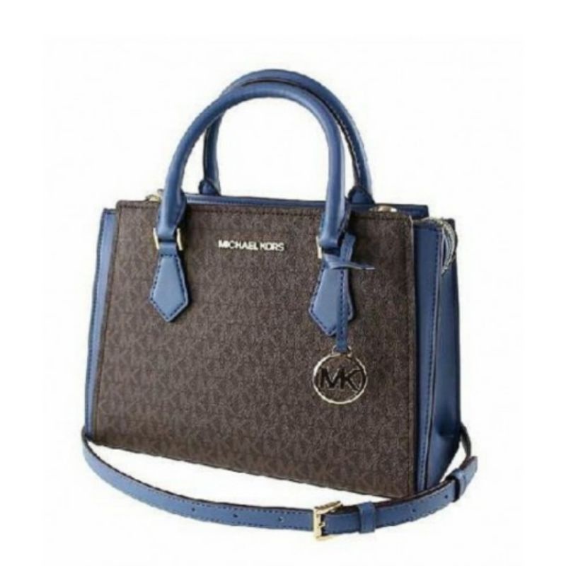 TAS WANITA MK HOPE MEDIUM MESSENGER BROWN MULTI PVC