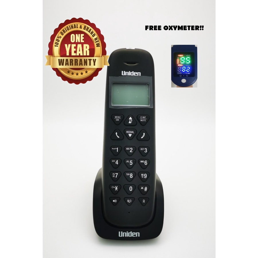 Uniden AT3102 Cordless Phone with backlighted LCD and Speakerphone / Telepon Rumah / Telepon Kantor