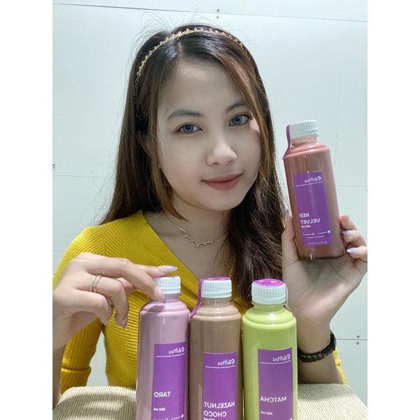 

PROMO - minuman rasa Taro/Red Velvet/Matcha/Thai Milk Tea/Hazelnut Choco botol kemasan 250ml | Grosir dan ecer