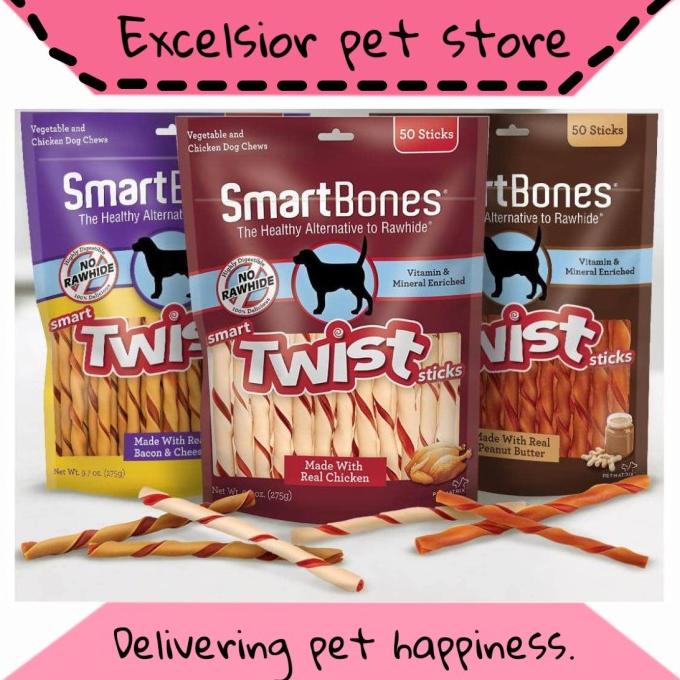 Jual Snack Anjing Smartbones Twist Stick 50Pcs Shopee Indonesia