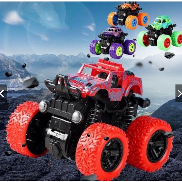 Monster Zap Mainan Mobil Jip anak Off Road 4 Drive Inertial Bigfoot 360 derajat 203