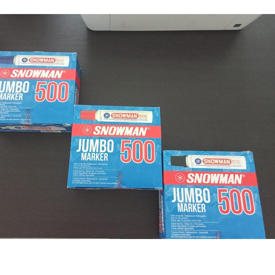 

⍇ Spidol Snowman Permanent Jumbo J - 500 み