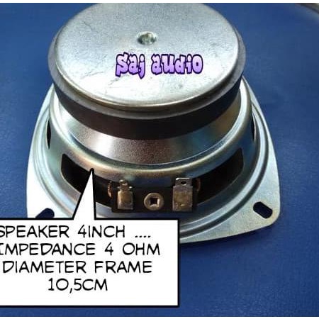 Speaker Woofer Superbass 4 Inch Untuk Subwoofer Speaker Aktif