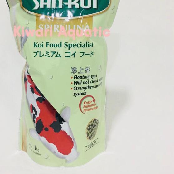 San Koi / SanKoi Spirulina Medium ( M ) 1 Kg Makanan / Pakan Ikan Koi