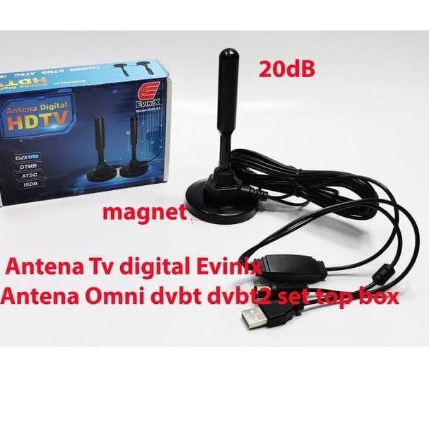 Antena TV Indoor Digital Evinix Antena Set top box Harga promo