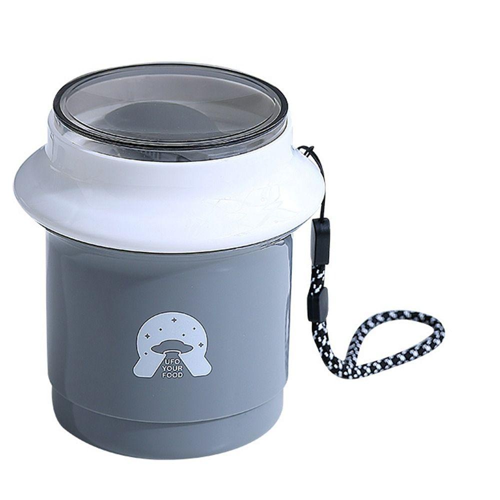 Solighter Lunch Box Kotak Bubur Portable Dengan Sendok Wadah Makanan