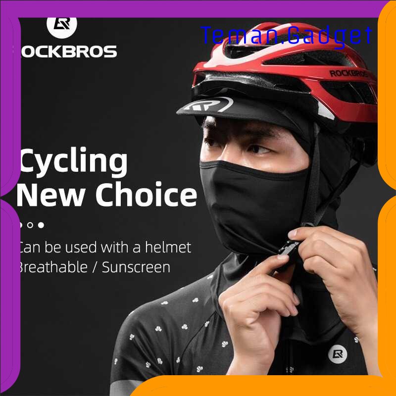 TG-SPD ROCKBROS Masker Topi Sepeda Full Face Cycling Cap Anti UV Hat - LF7357