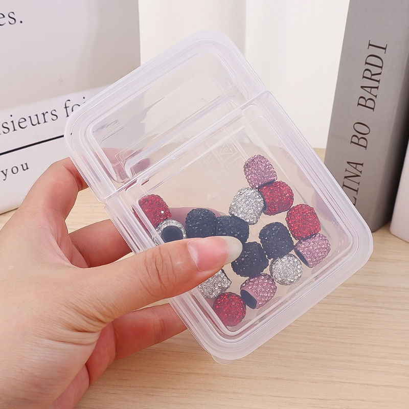 Kotak Penyimpanan Perhiasan / Buah / Snack / Kacang / Rempah-Rempah Bahan Plastik Transparan Untuk Rumah / Kantor / Travel