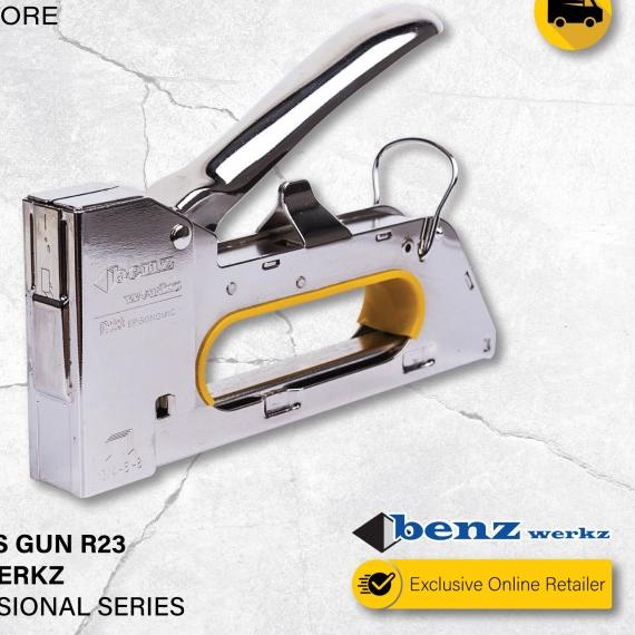 

Staples Tembak R23 BENZ / Stapler Tacker Gun by BENZ WERKZ