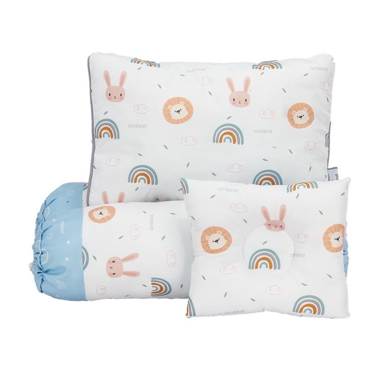 Omiland Bantal Guling Bayi Set Peang Alpaca Sloth Series OB 37201