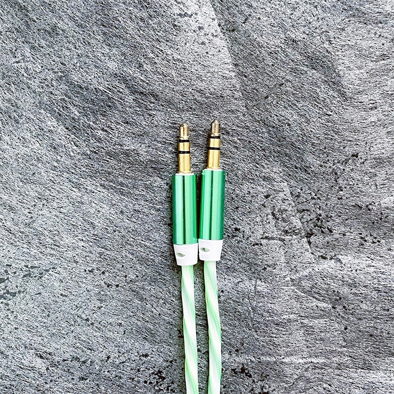 【CB020】Kabel aux Audio 1-1 jack speaker 3.5mm 1M kwalitas bagus plus packing