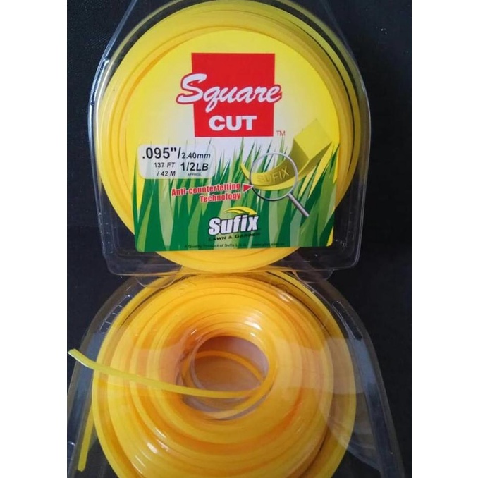 Pisau Potong Rumput Senar SUFIX - Senar Mesin Potong Rumput Gendong barang laris