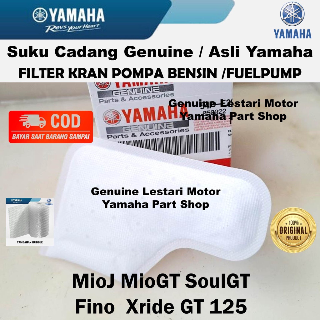 Filter Fuel Pump Kran Pompa Bensin Fuelpump MioJ MioGT SoulGT Fino Xride Asli Yamaha Surabaya