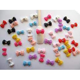 DEKORASI SLIME / CLAY / NAIL ART MIGNON BOWTIE HIASAN KUKU SCRAPBOOK