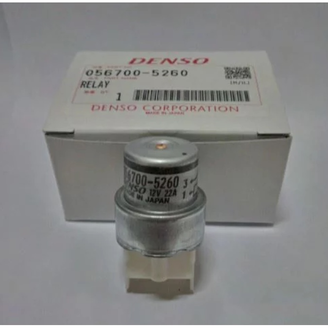 Relay Kaki 4 AC MOBIL BULAT 056700 5260 12 VOLT 22A DENSO ASLI  056700- 5260 12 VOLT 22A DENSO ASLI 