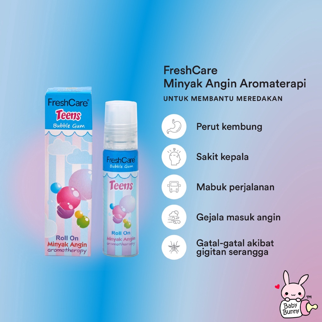 ❤ BELIA ❤ FRESH CARE Teens (✔️BPOM) Minyak Angin Aromatheraphy Roll On 10mL | freshcare gosok teen