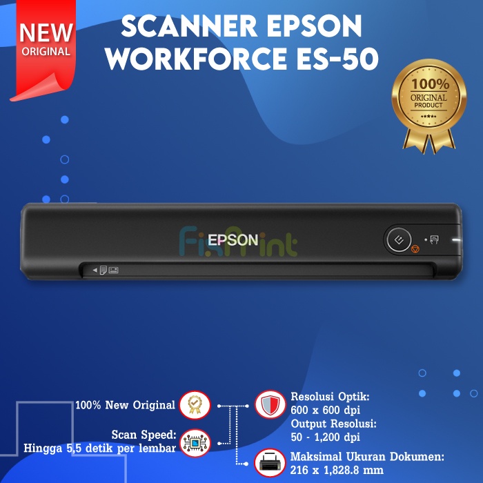 Scanner Epson WorkForce ES-50 Portable Sheetfed Document New