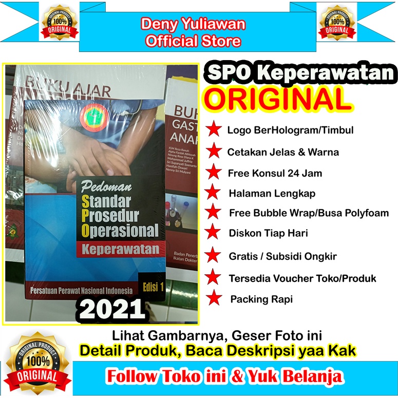 Buku SPO Perawat ORIGINAL - Buku Pedoman Standar Prosedur Operasional Keperawatan Edisi 1 PPNI
