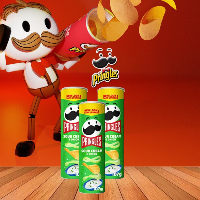 

Pringles Sour Cream & Onion [107gr x 3 pcs]