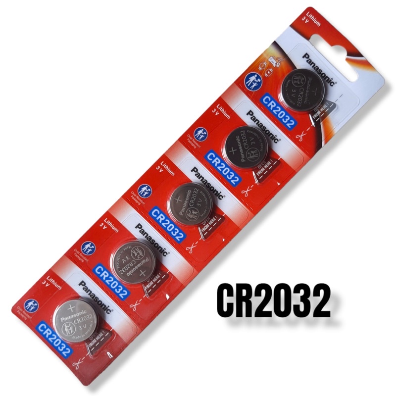 BATERAI PANASONIC CR2032 ORIGINAL LITHIUM BATTERY 3V BATRAI CR 2032