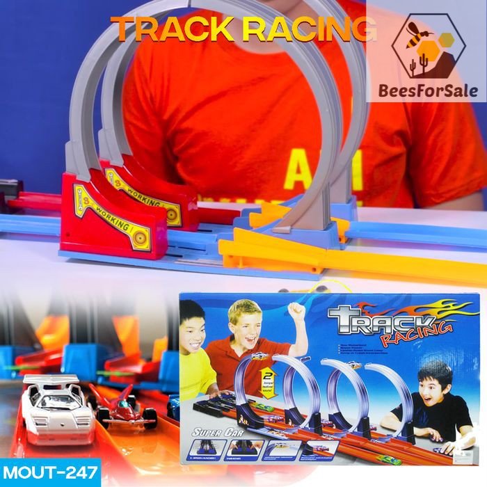 TRACK RACING mainan mobil balap arena hot wheels MOUT-247