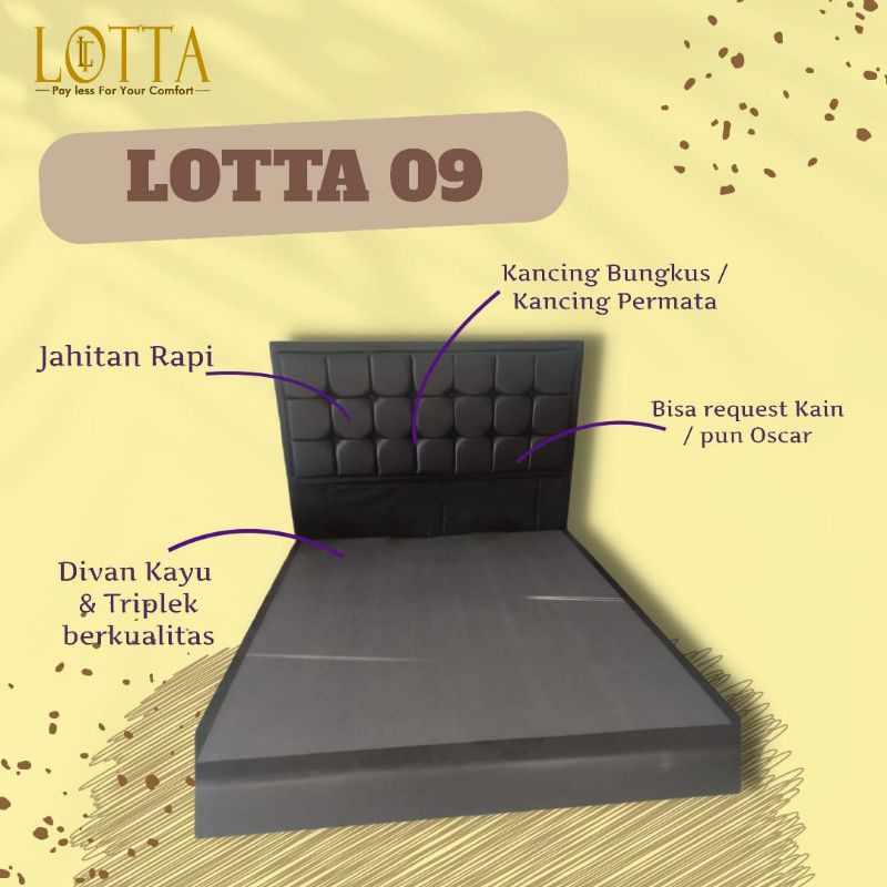 divan sandaran kasur