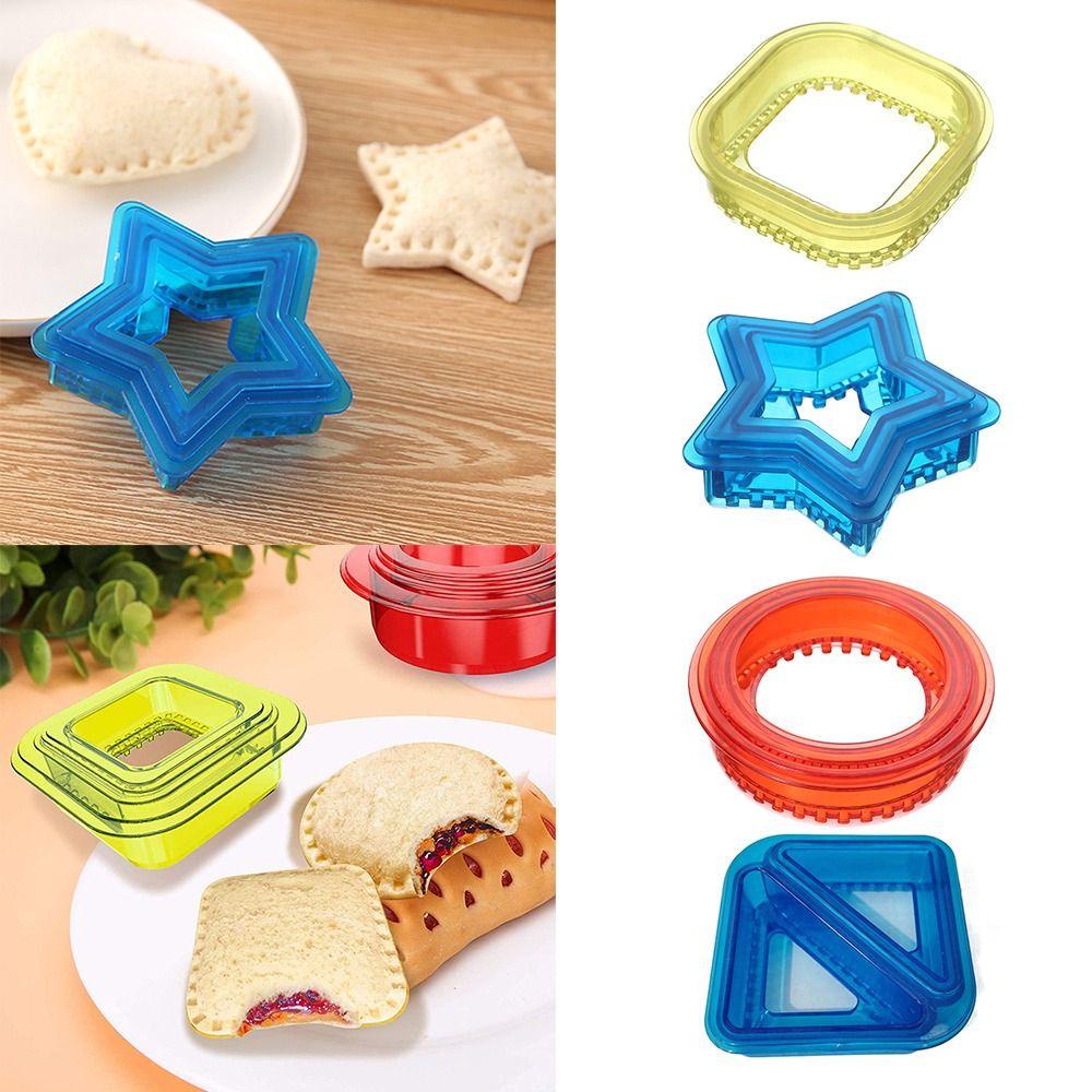 Solighter Sandwich Cutter DIY Baking Pastry Tools Cetakan Roti Bento Kotak Potong Dan Segel