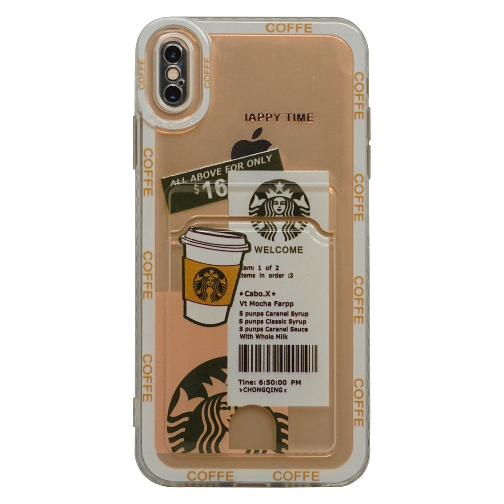 Casing Vivo V25 5G | Y16 | Y35 | Y02 | Y22 SOFT CASE MOTIF TRANSPARANT with SLOT CARD