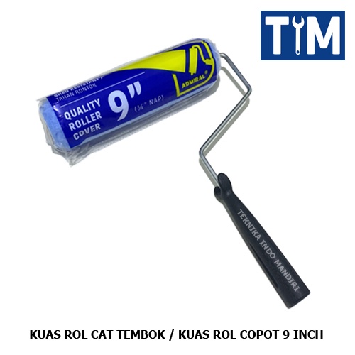 ADMIRAL Kuas Rol Cat Tembok 9 INCH / Kuas Rol Gagang Copot / Paint Roller 9 INCH