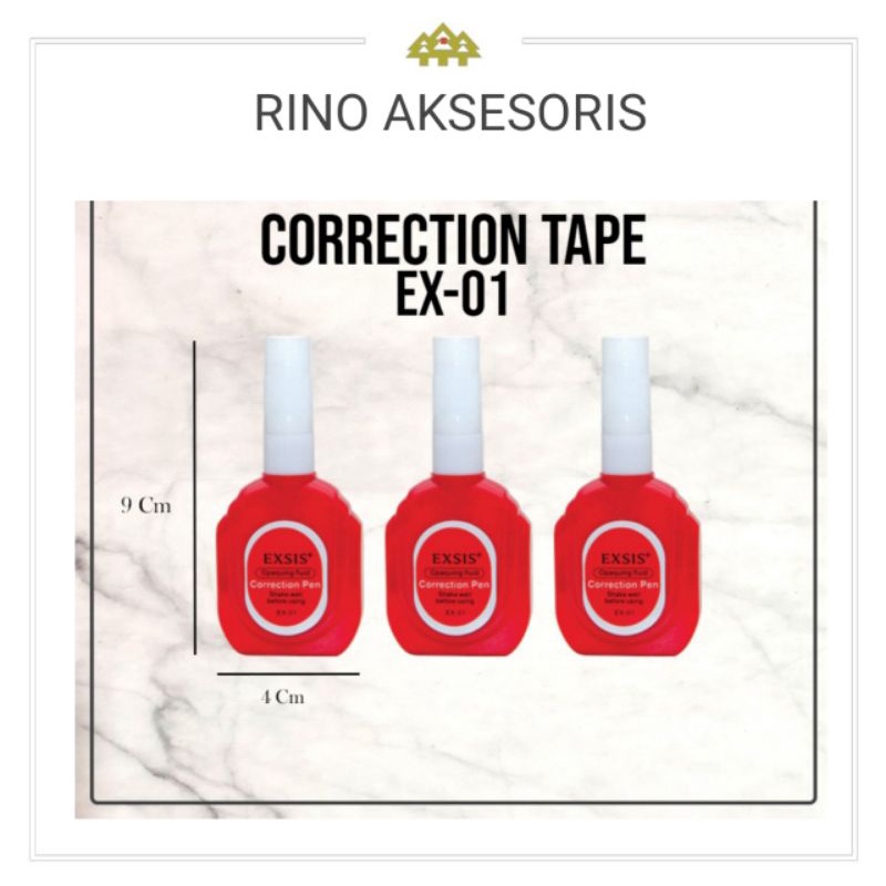 

1 pcs Tip-ex / Tipex Exsis / Correction Fluid / Tipex cair / Tip-ex Exsis EX01