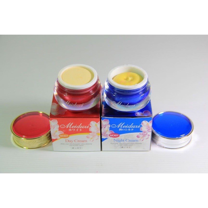 CREAM MEIDUZI WHITENING DAY & NIGHT ORIGINAL Meiduzi (HARGA / SET)