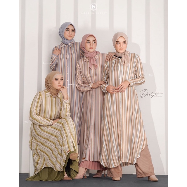 Terlaris Deelyn Long tunik by nadheera Luxury