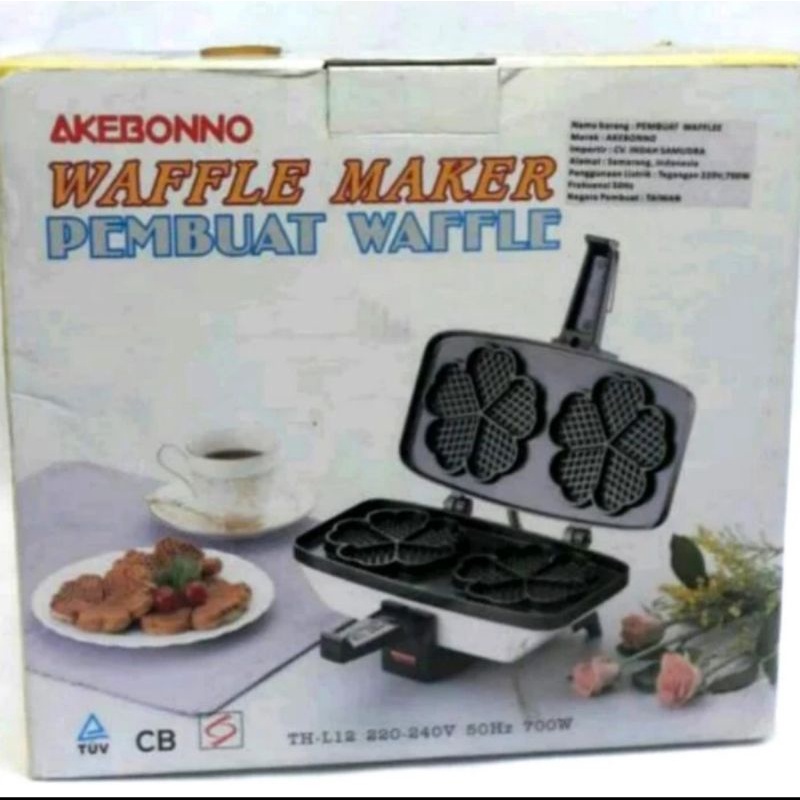 AKEBONNO WAFFLE MAKER TH L 12 PEMBUAT WAFEL