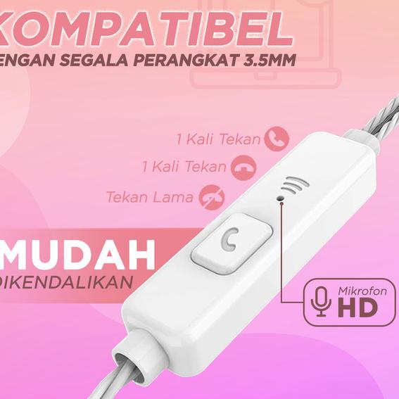 ZHFU RADEA PREMIUM EARPHONE HEADSET HANDSFREE ULTRA BASS