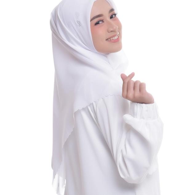 Rabbani - Kerudung Segi Empat Zahira Solder S - Blue Coracao