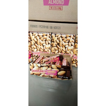 

SILVER QUEEN CHUNKY Bar 30gr 1 box/toples isi 12pcs