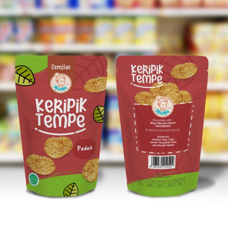 

keripik tempe pedas MaMA