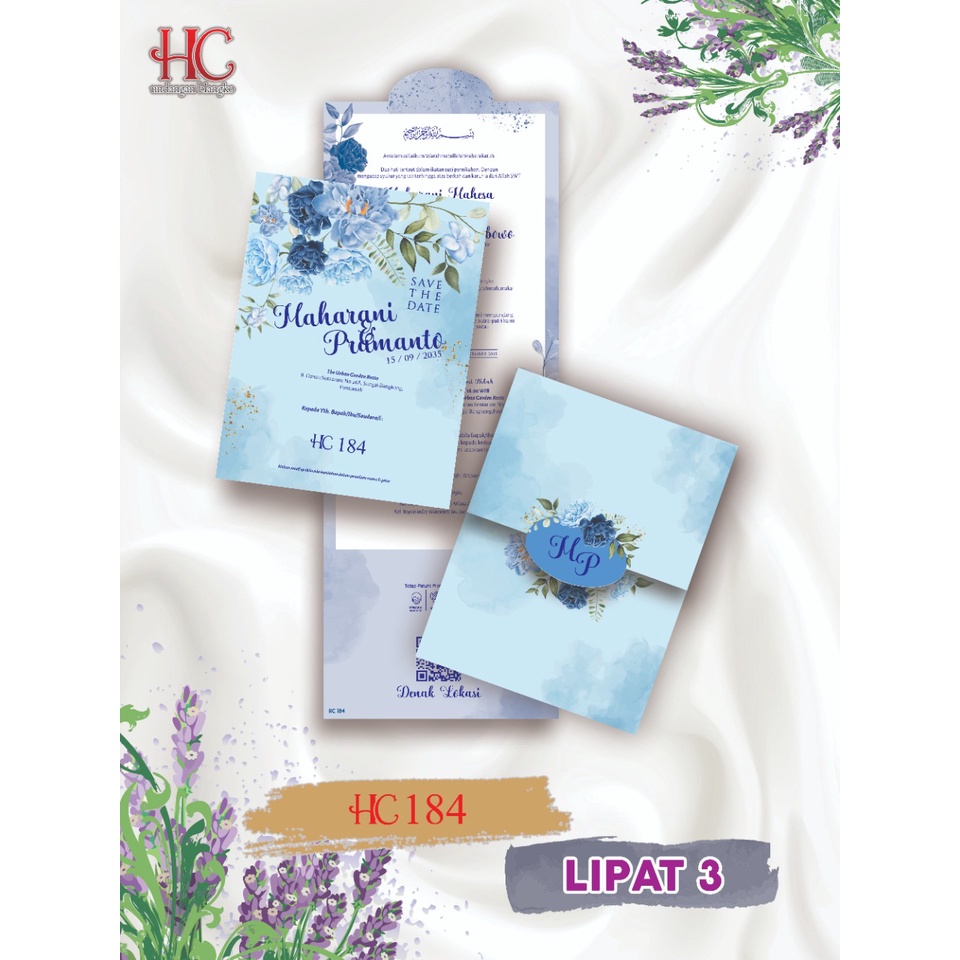 

BLANGKO UNDANGAN PERNIKAHAN HC 184