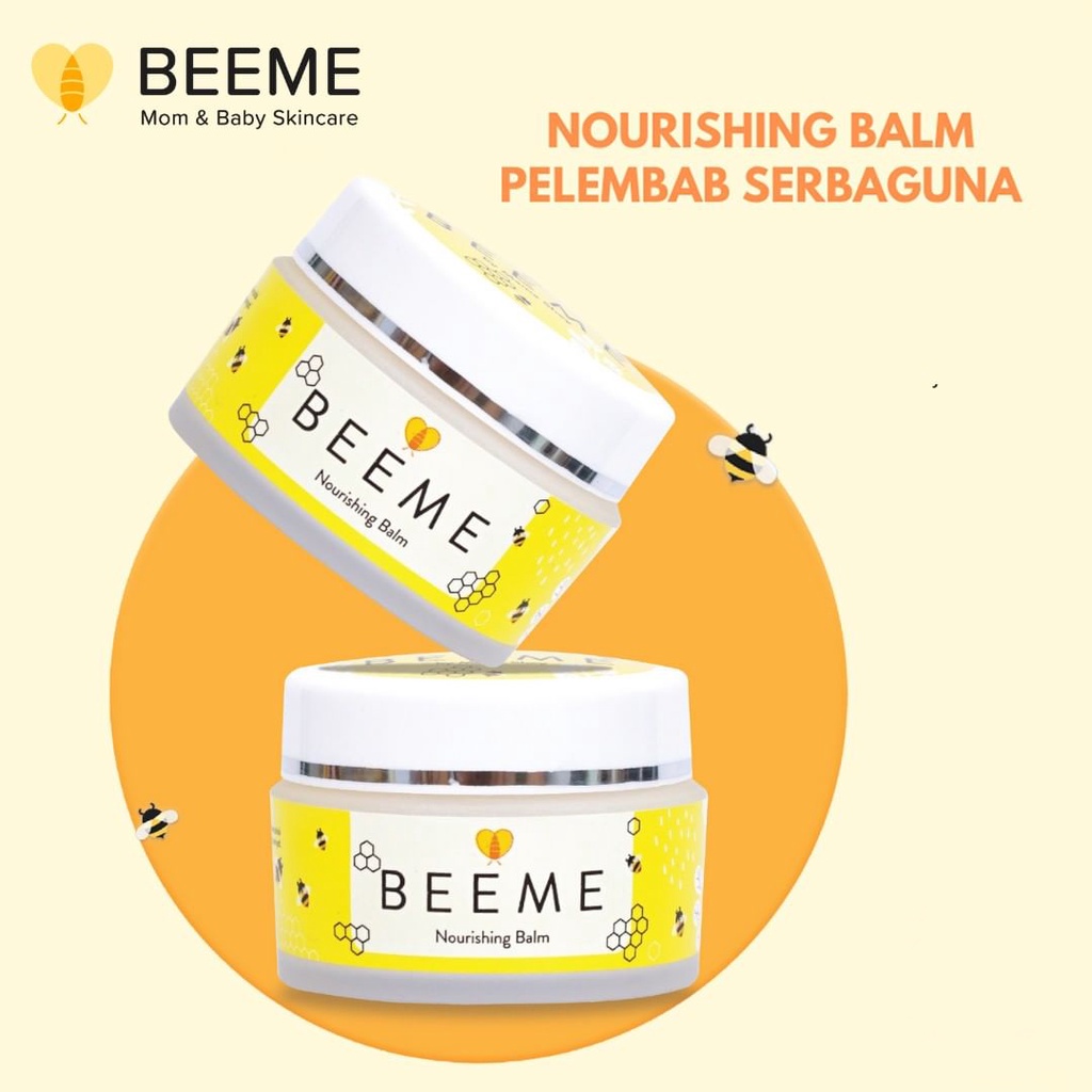 Beeme Nourishing Balm Pelembab Serbaguna BPOM ORIGINAL Bayi Remaja Dewasa Friendly - READY MAKASSAR